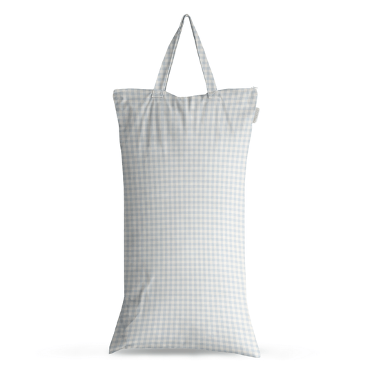 XL Wet Bag - Reusable Cloth Nappy Pail - Blue Gingham