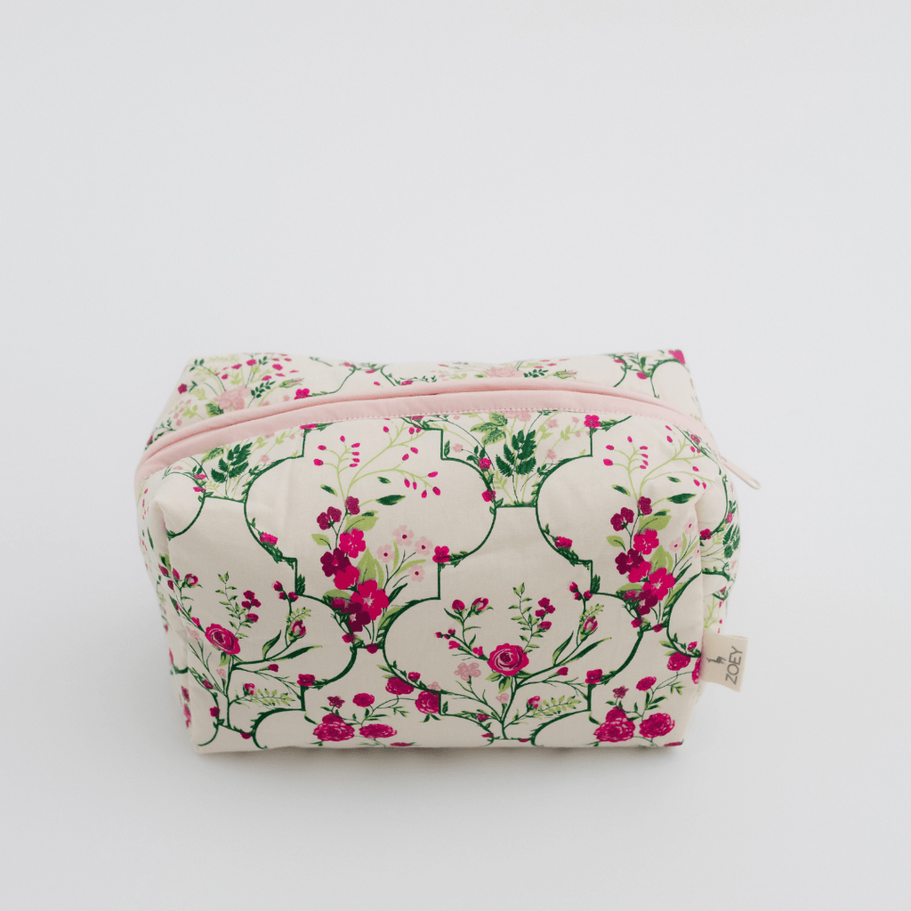 Noira Rose Carryall Quilted Nappy Bag (100% Cotton)