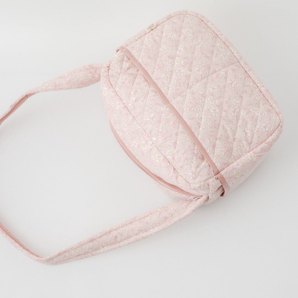 Sakura Blossom Nappy Bag (100% Cotton with diamond Quilting)